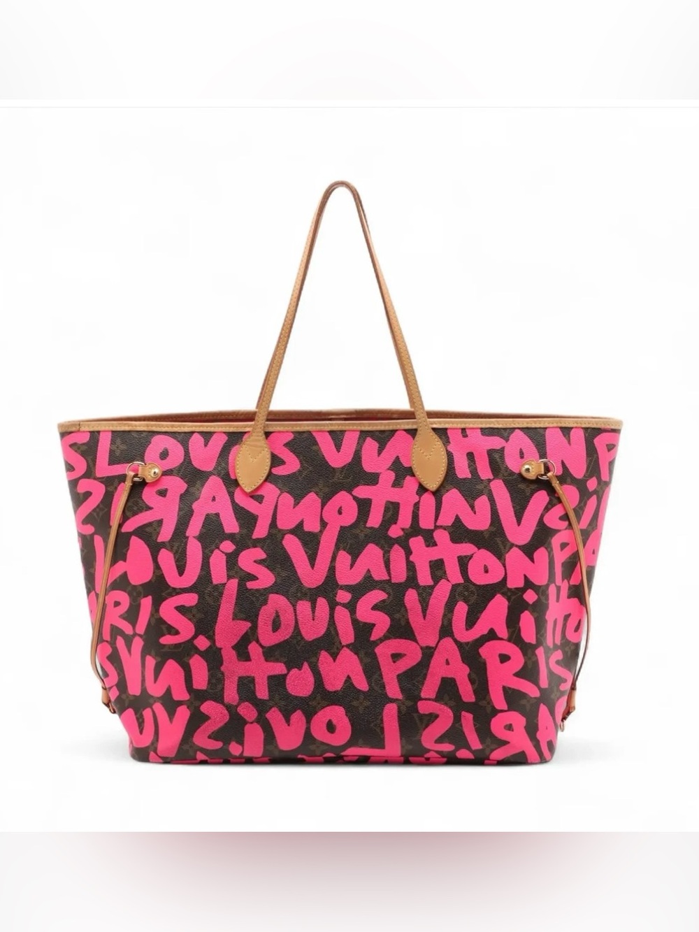 Louis Vuitton Stephen Sprouse Neverfull GM Graffiti Fuchsia Pink Limited Edition - Picture 2 of 13
